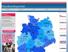 Tablet Screenshot of handwerksportal.net